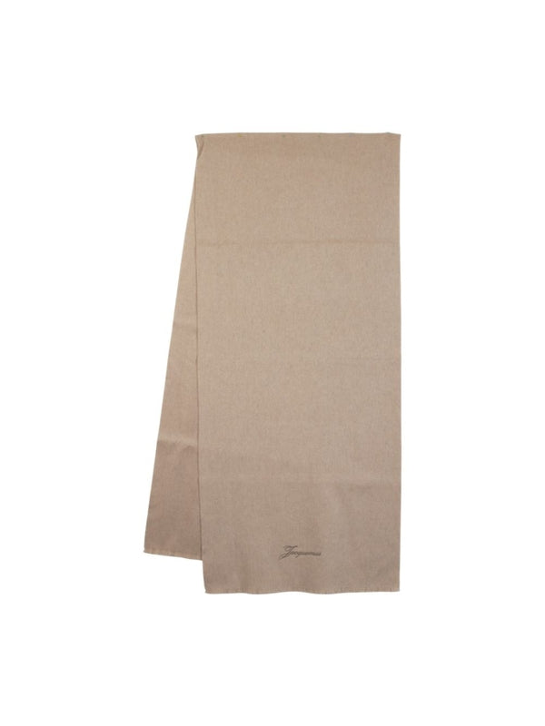 Jacquemus Beige Wool Mufflers