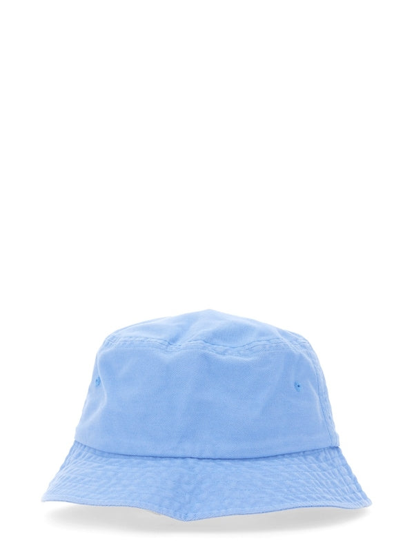 Logo Detail Cotton Bucket Hat