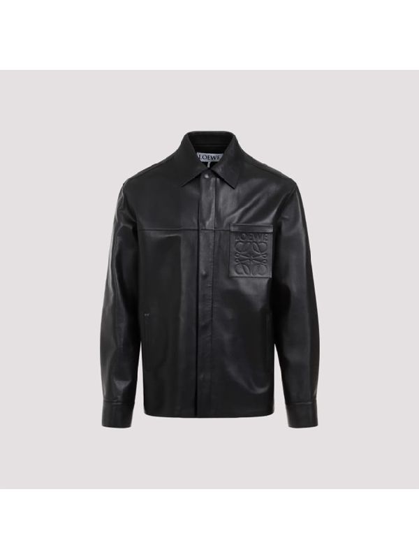 Anagram Leather Shirt
  Jacket