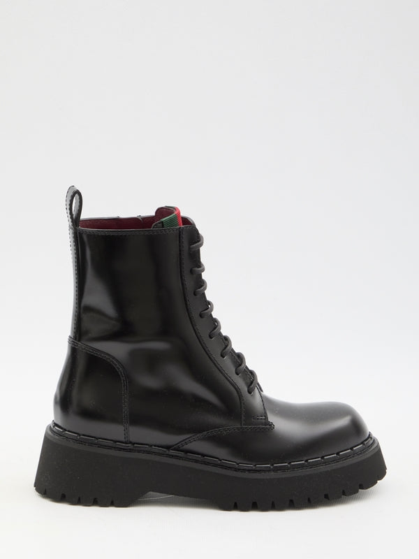 Web Lace-Up Boots - Jente