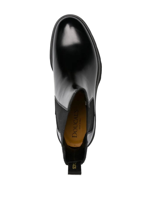 Ducals Black Chelsea Boots