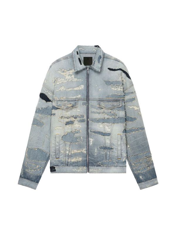 Rip And Repair Oversized Denim Jacket