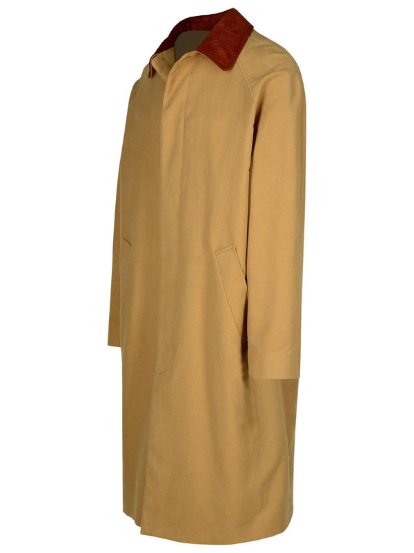 Gaspard Two Tone Collar Trench Coat