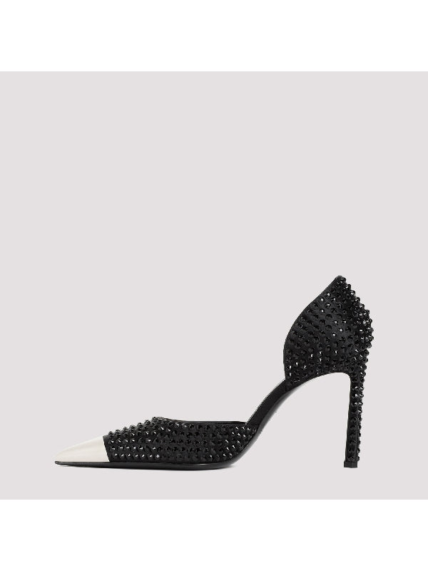 Area Dagger Rhinestone Pumps Heel