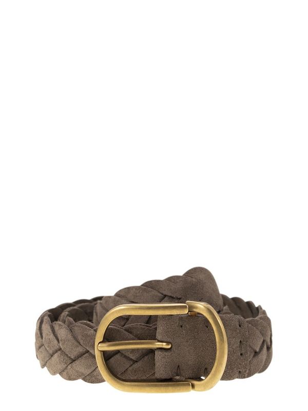 Braided Suede Belt