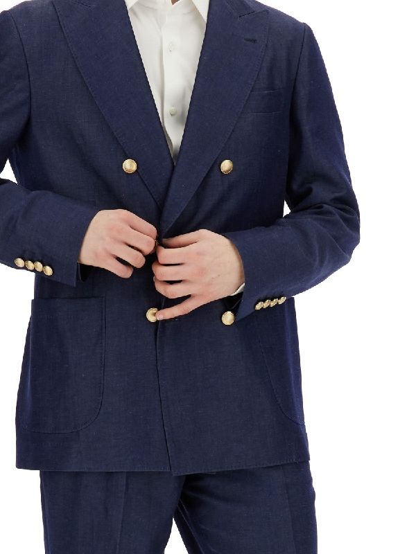 Wool Linen Double Setup Suit