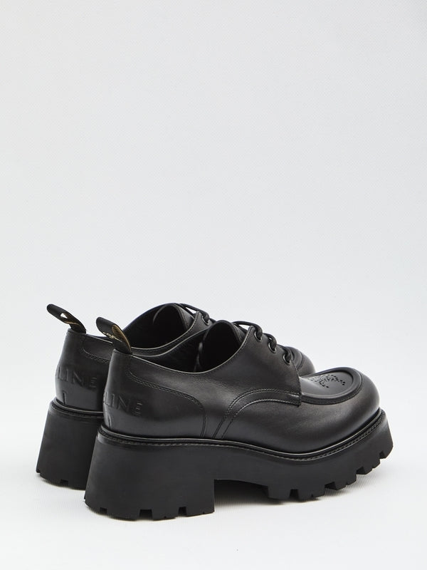 Celine Black Lace-Up Shoes