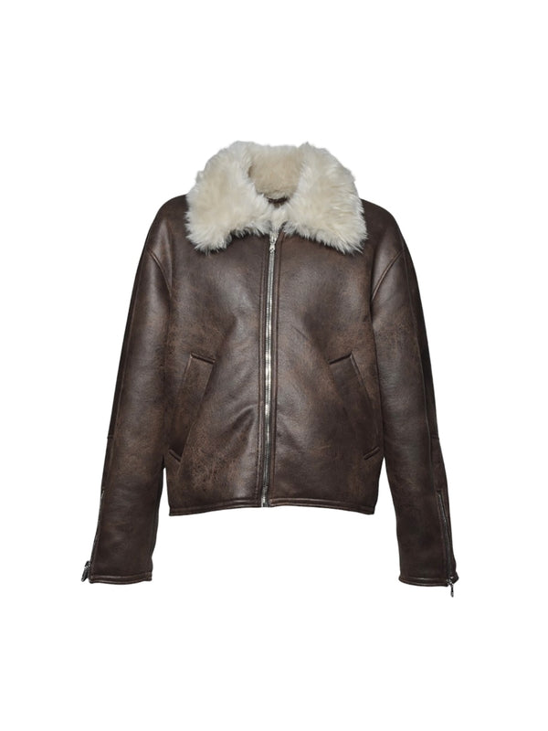 ASANTE Faux Fur Shearling Jacket