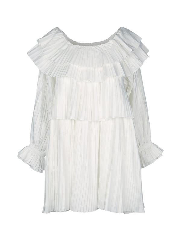 BRUNCH Ruffle Pleated Dress