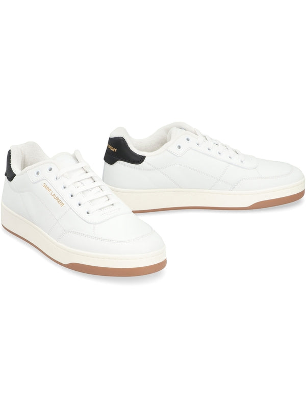 Saint Laurent White Low Top Sneakers