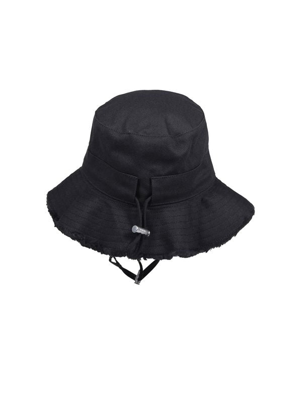 Jacquemus Le Bob Artichaut Black Bucket Hat