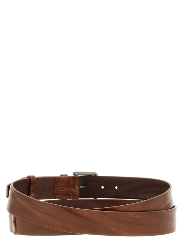 Max Mara Brown Leather Belts