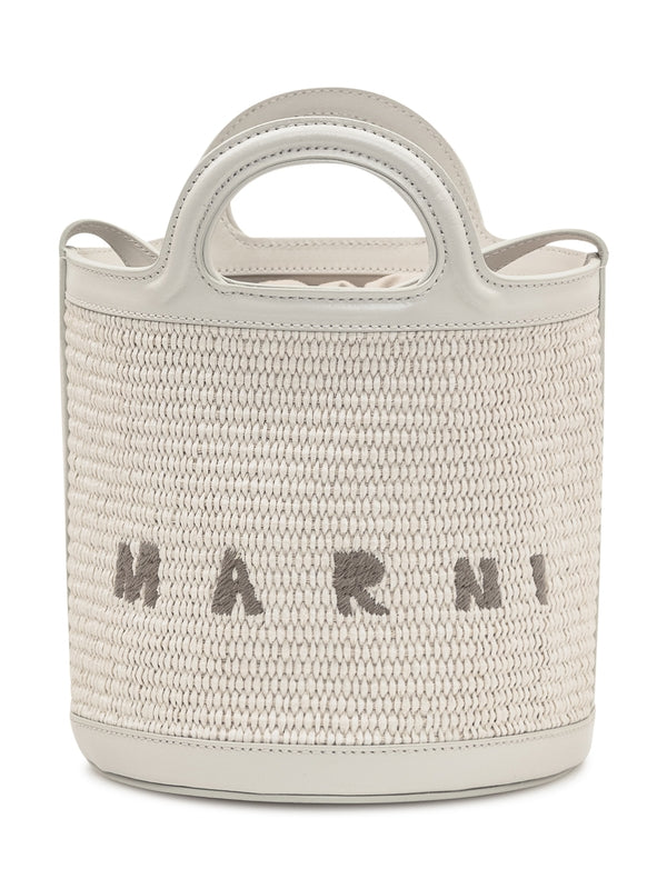 Tropicalia Raffia Mini Tote Bag