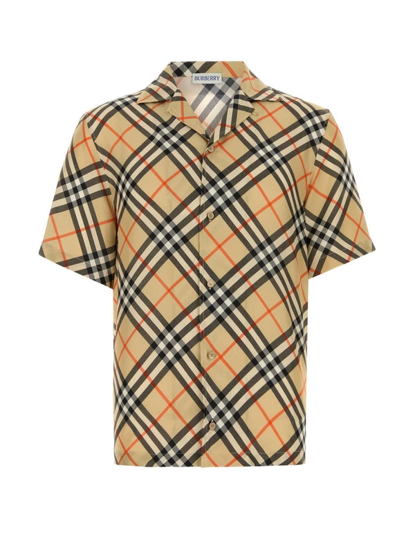 Vintage Check Silk Shirt