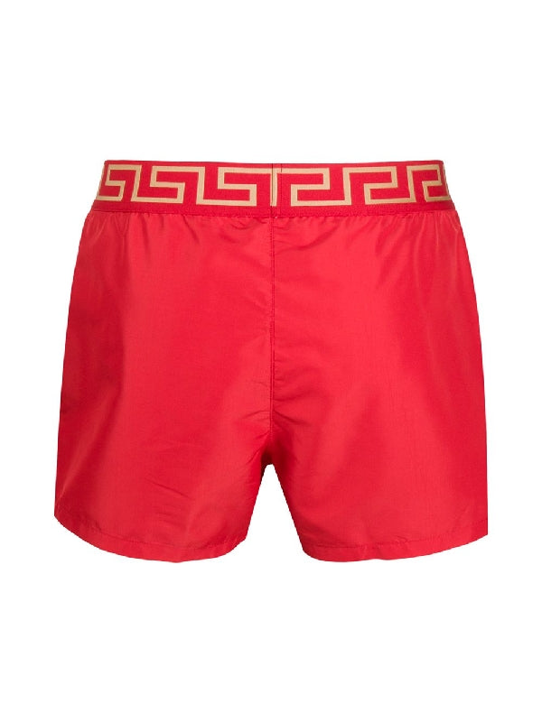 Medusa Greca Banded Swim Pants