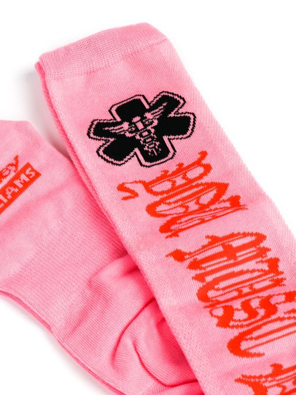 Logo Jacquard Socks