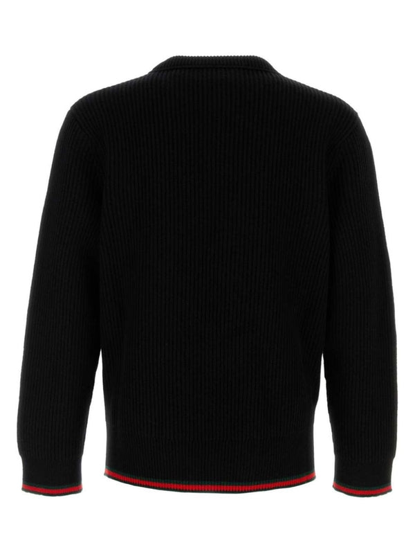 Wool Cashmere Crew Neck Knit