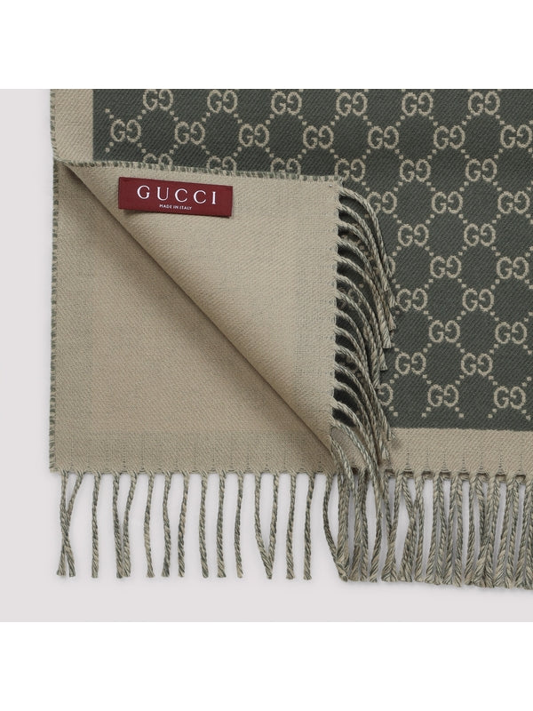 Gucci Beige Wool Mufflers