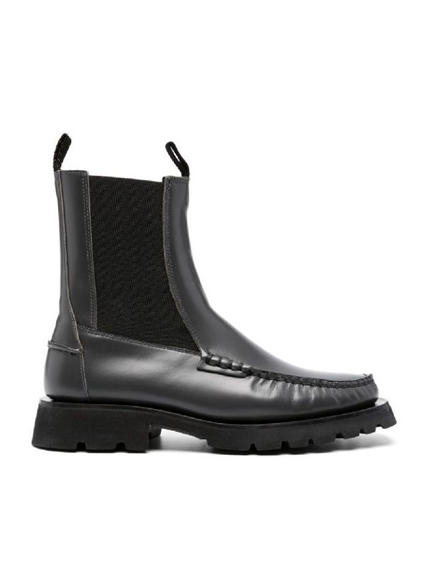 Alda Sport Double Tab Calfskin Chelsea Boots