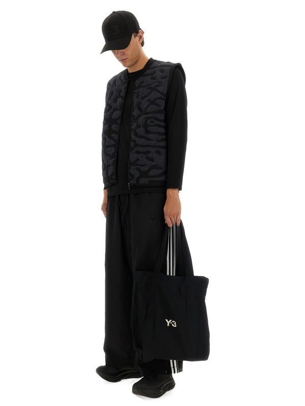 Y-3 Black Tote Bags