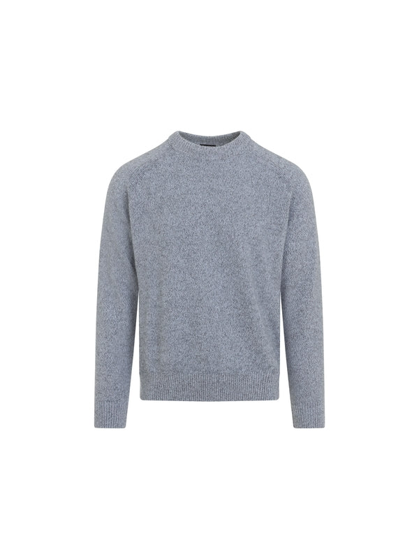 Z Zegna Blue Knitted