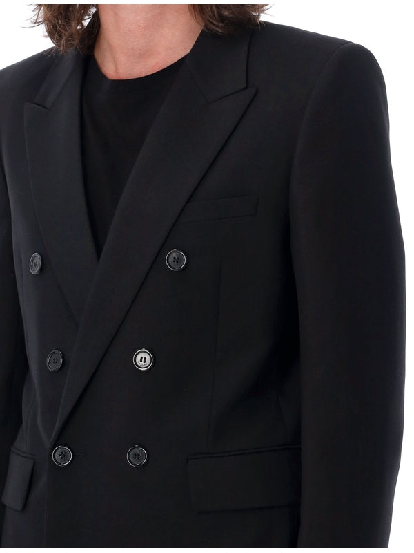 SAINT LAURENT - Wool Double Tailored Jacket - Jente