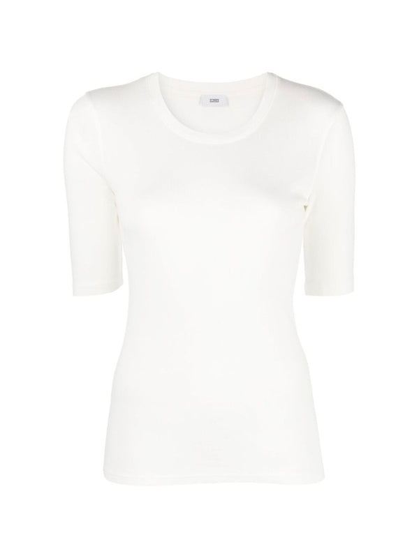 Crewneck Cotton Modal Short
  Sleeve T-Shirt