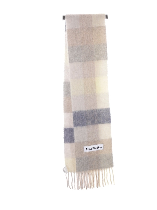 Acne Studios Checked Wool Mufflers
