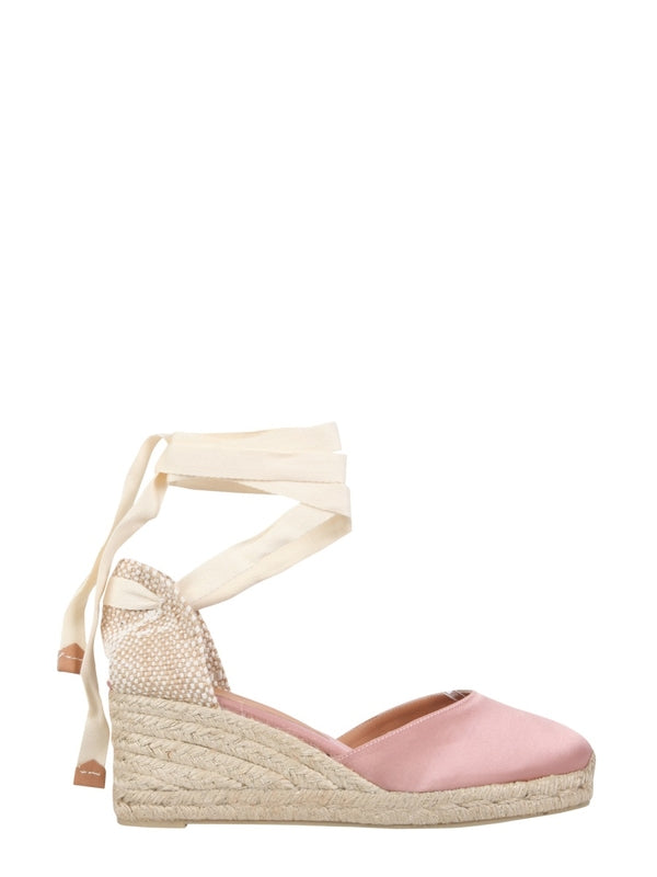 Castañer Pink Wedge Sandals