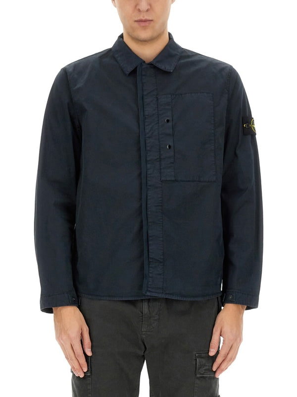 Wappen Patch Cotton Blend Shirt