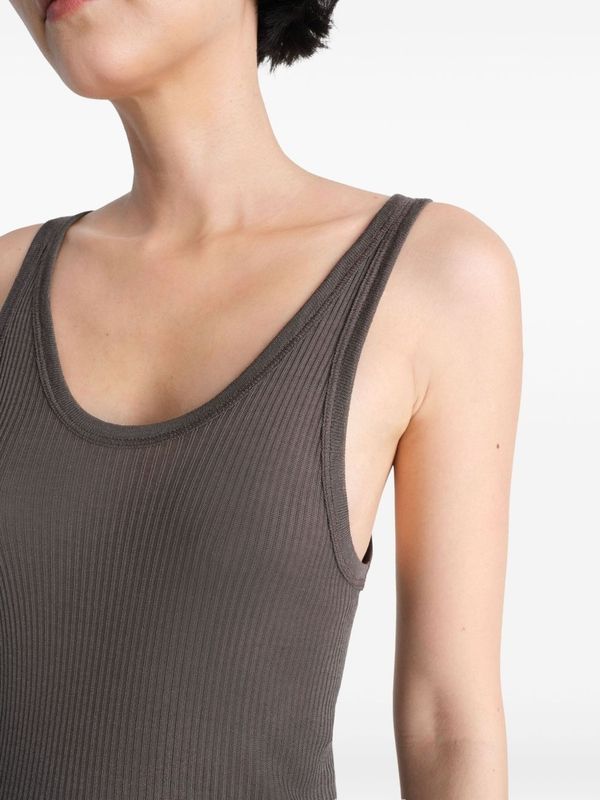 Suspender
  Detail Rib Tank Top