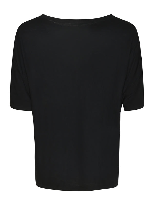 Cotton Cashmere Crew Neck T-shirt