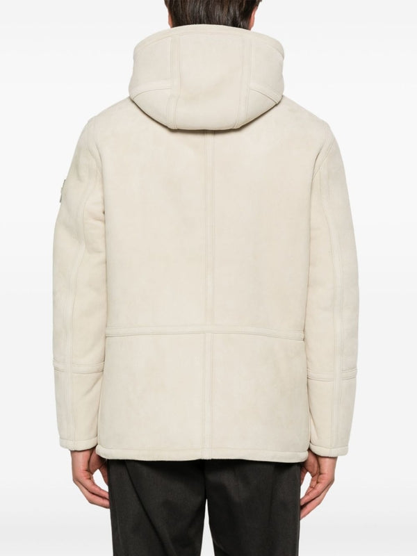 Wappen Patch Shearling Jacket