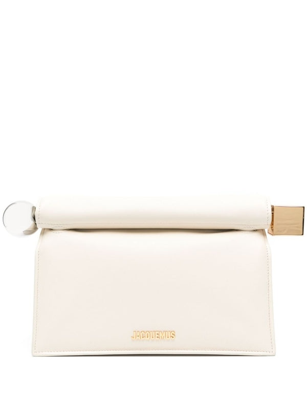 Circle Square Decoration Clutch Bag