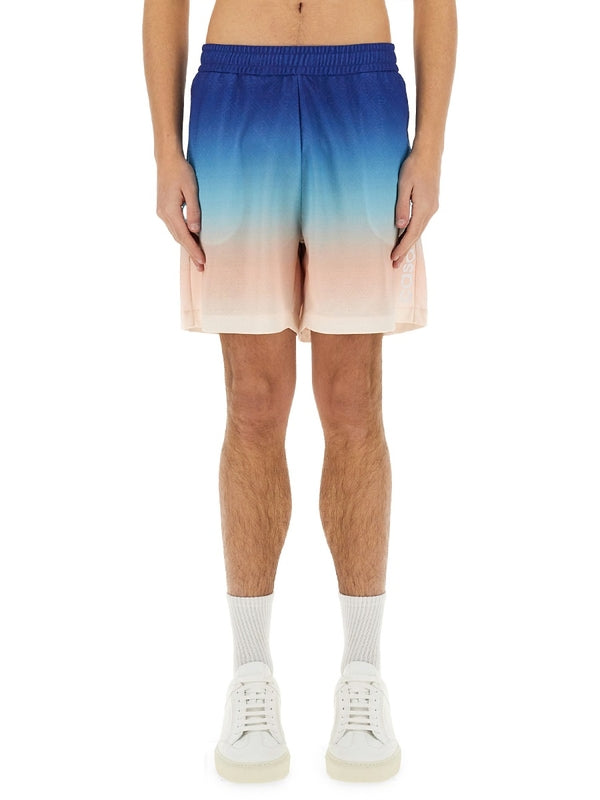 Gradient Side Logo Shorts