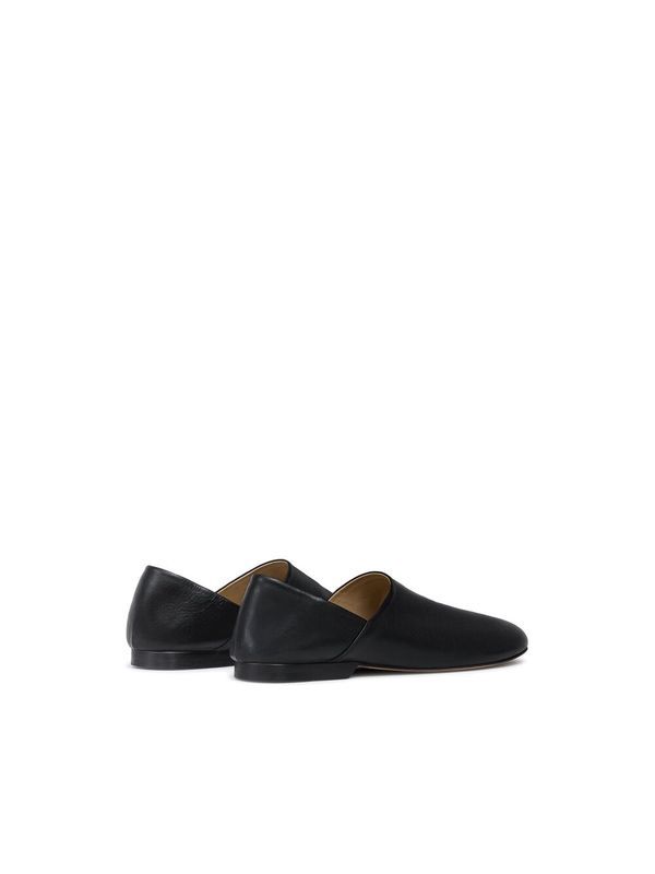 Soft Leather Slip-On Loafers