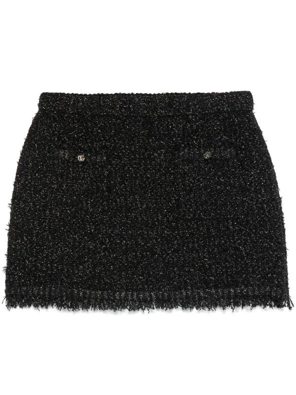 Bouclé Tweed
  Mini Skirt