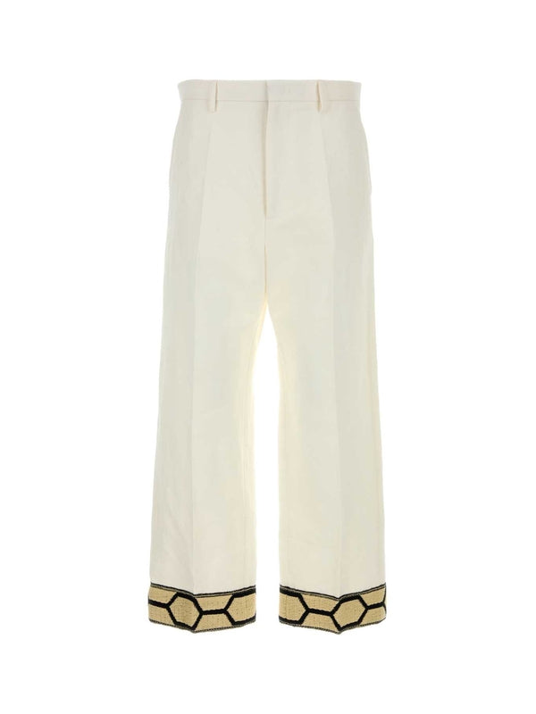 Valentino White Trousers