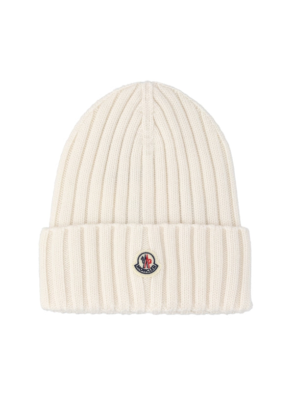 Logo Patch Wool Beanie