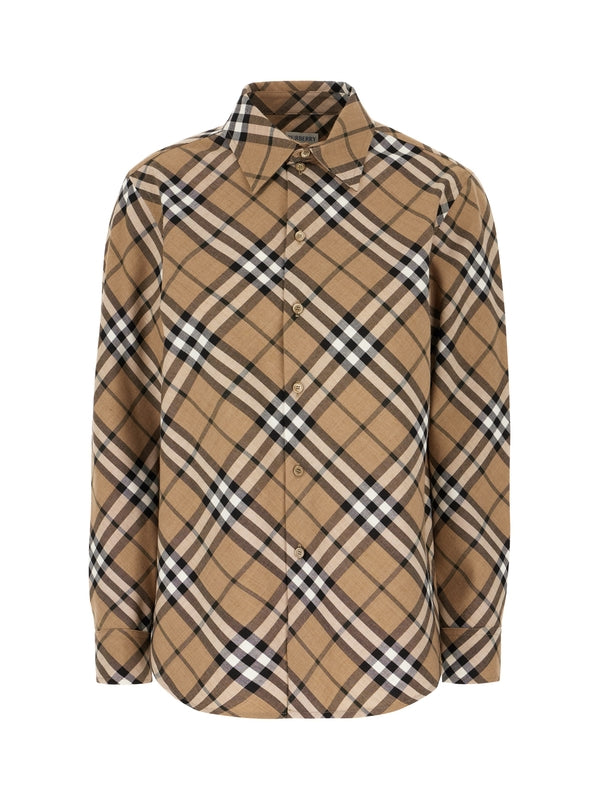 Vintage Check Pattern Shirt