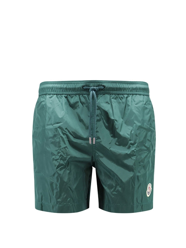 Logo Patch Nylon Swim Shorts