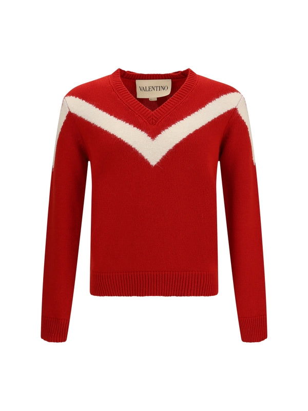 Valentino Red Knitted