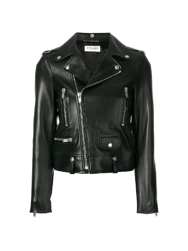 Classic Motorcycle Lambskin Jacket