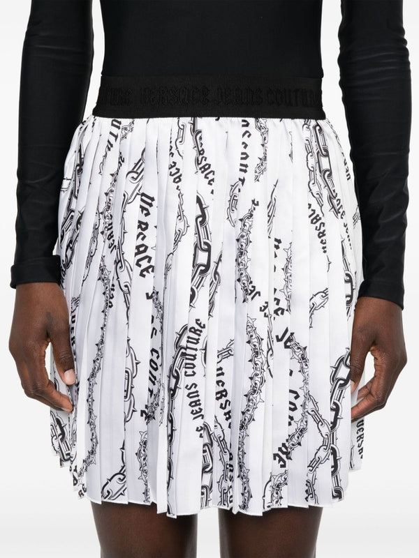 Allover Printing Midi Skirt