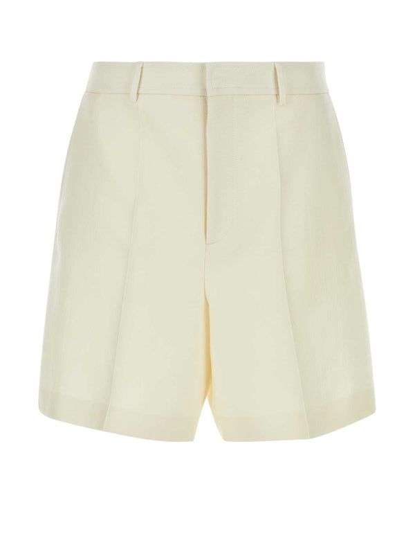 Wool Silk Bermuda Shorts