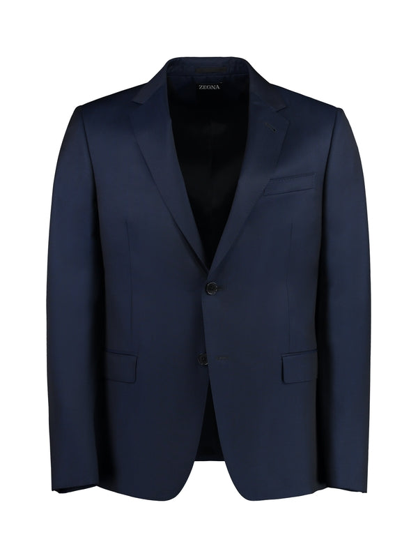 Wool Mohair Blend Tailored Suit