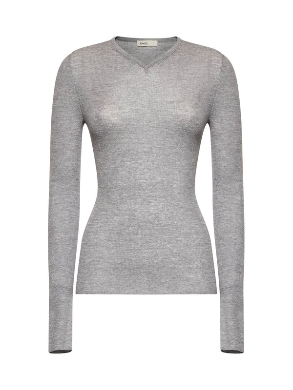 Gray Wool Knit