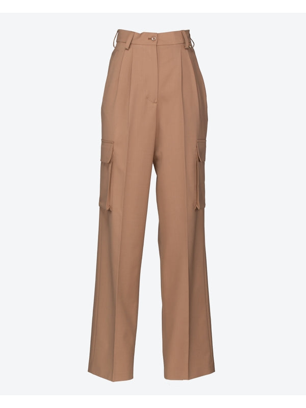 Wool Blend Cargo Pants