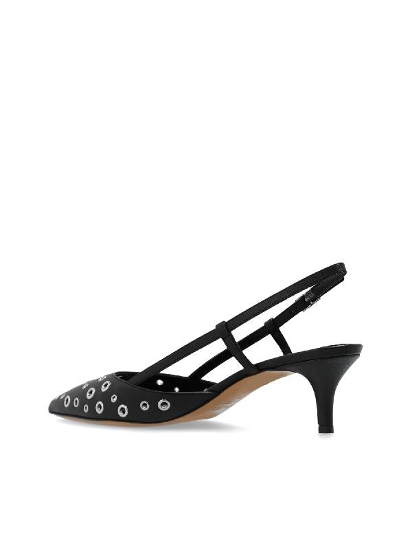 Pilia Leather
  Slingback Heel