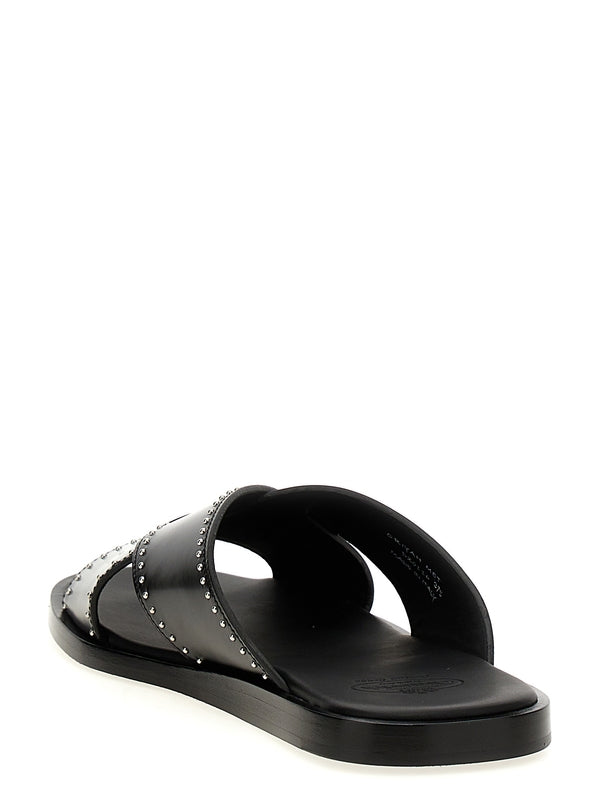 Stud Cross
  Band Sandals